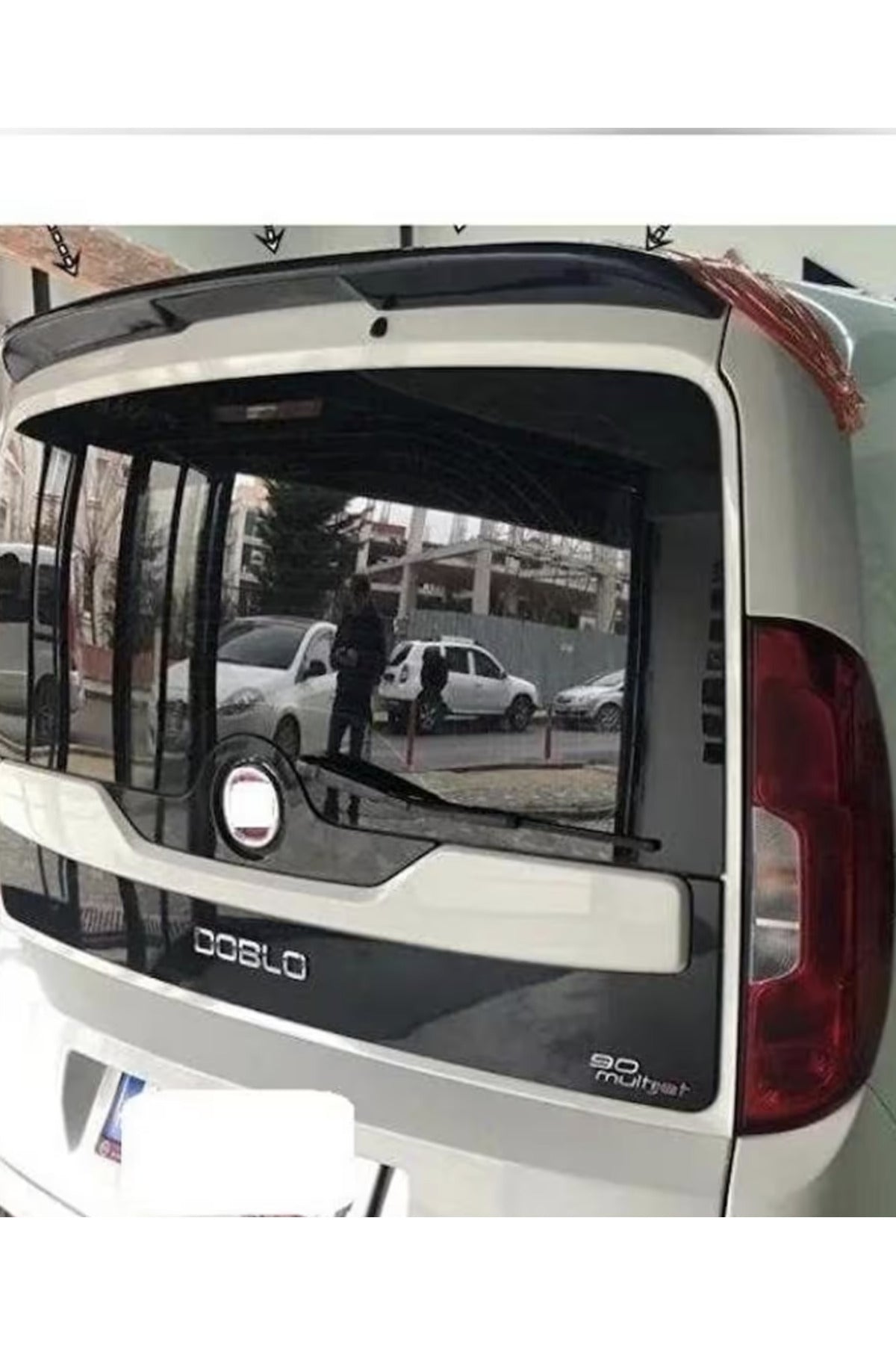 Fiat Doblo 2015+ Piano Black Arka Spoiler | Bagaj Üstü Spoiler – Parlak Siyah