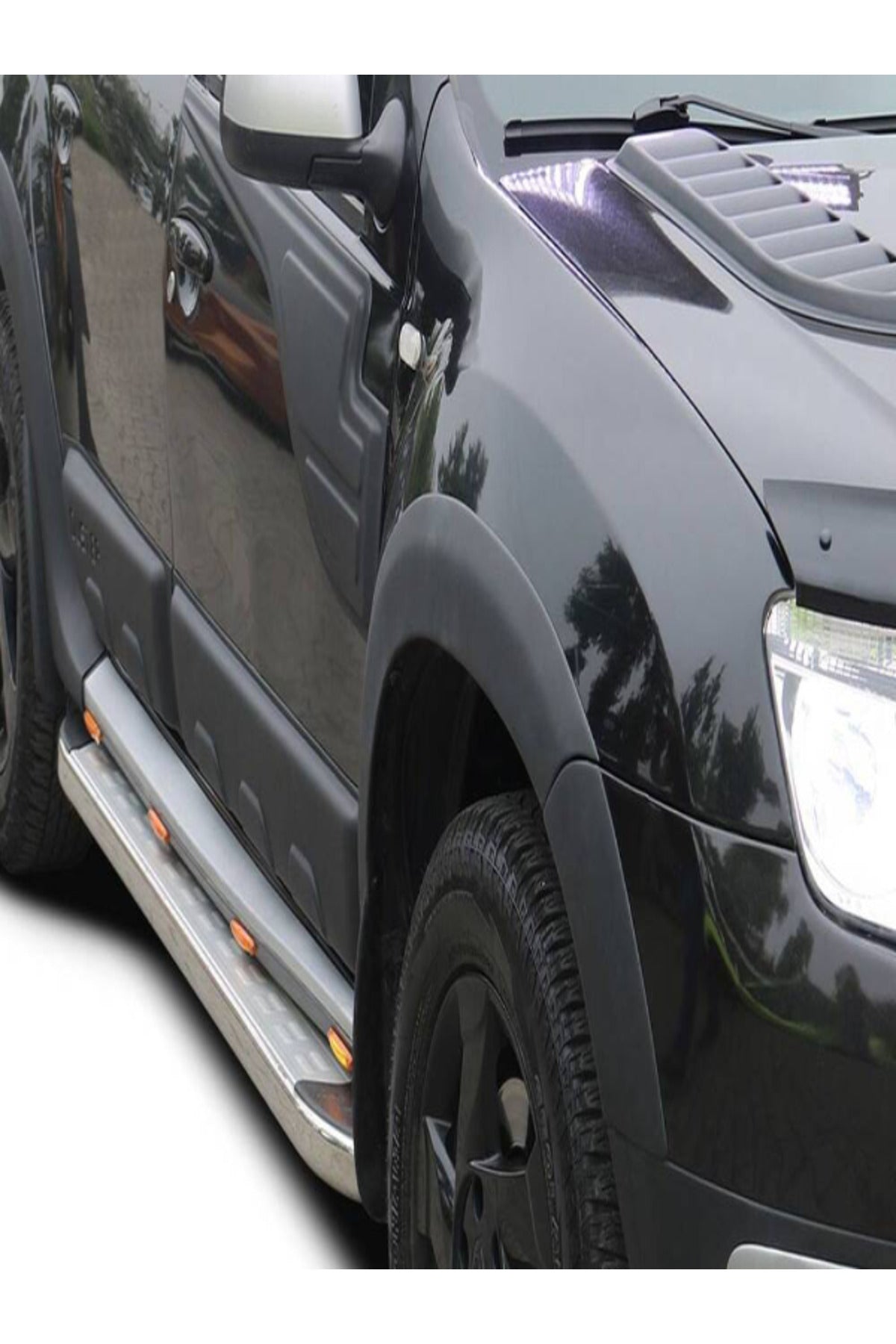 2010-2017 Daci̇a Duster 2’Li̇ Kapi Gövde Koruma Kabartma Kaplama Mat Si̇yah