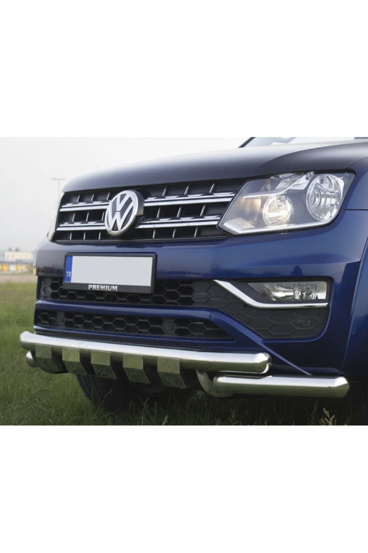 2010-2021 Volkswagen Amarok Shark Ön Tampon Koruma Demi̇ri̇ Krom 76Mm