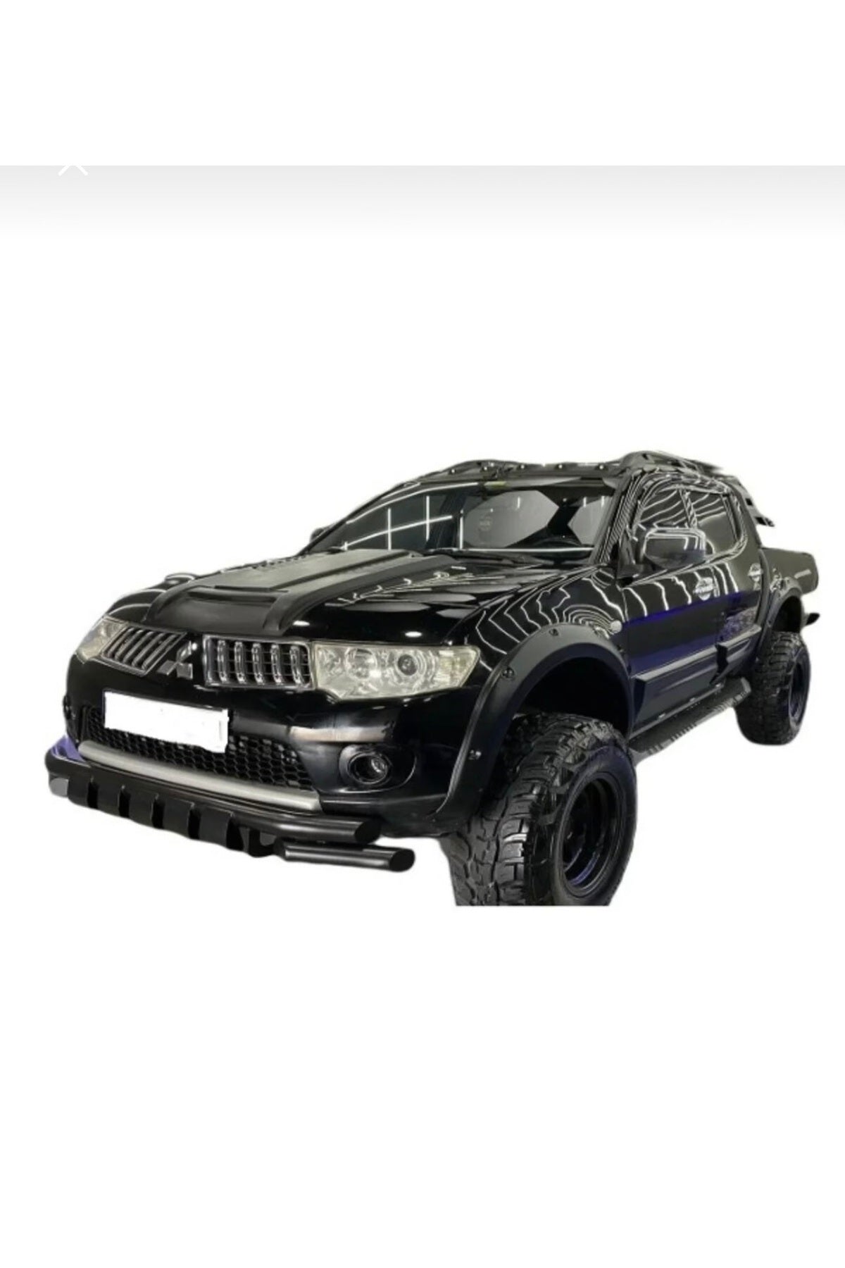 2010-2014 L200 Triton Slim Paçalıkli Çamurluk Dodik Kaplama Kabartma Koruma Seti