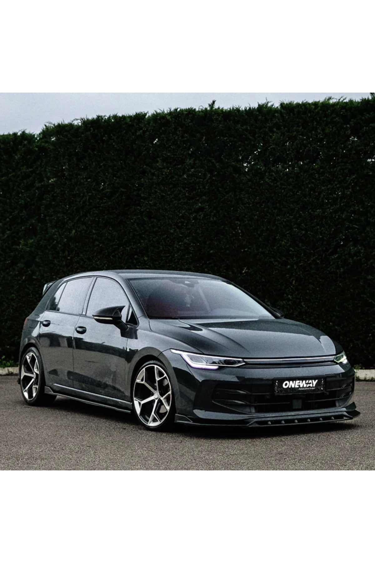 Volkswagen Golf 8.5 Ön Lip Standart Paket (Life, Impression, Style) Piano Black ABS Tampon Altı Ön Lip - TMZ Garage