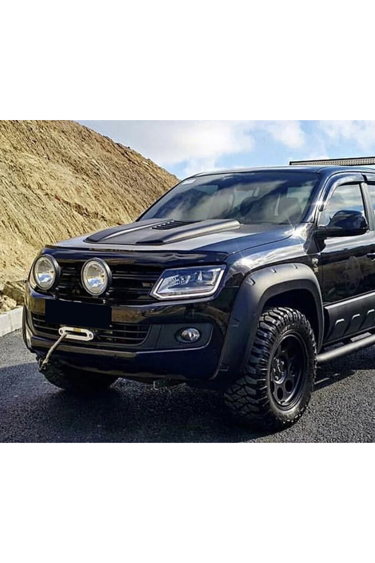 Volkswagen Amarok Uyumlu Kaput Scoop Kaplama Kabartma 2010-2021