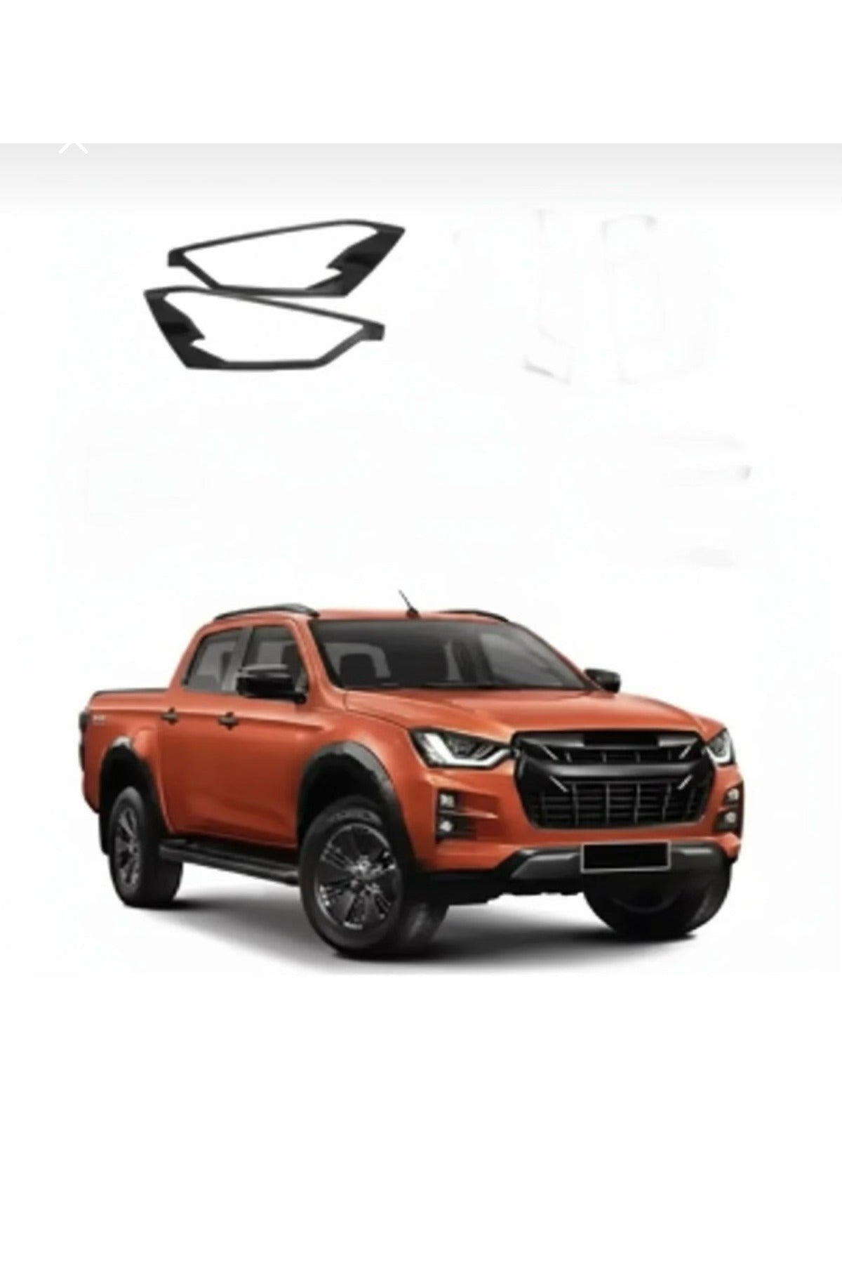 2021+ Isuzu D-Max Far Koruma Çerçevesi Siyah