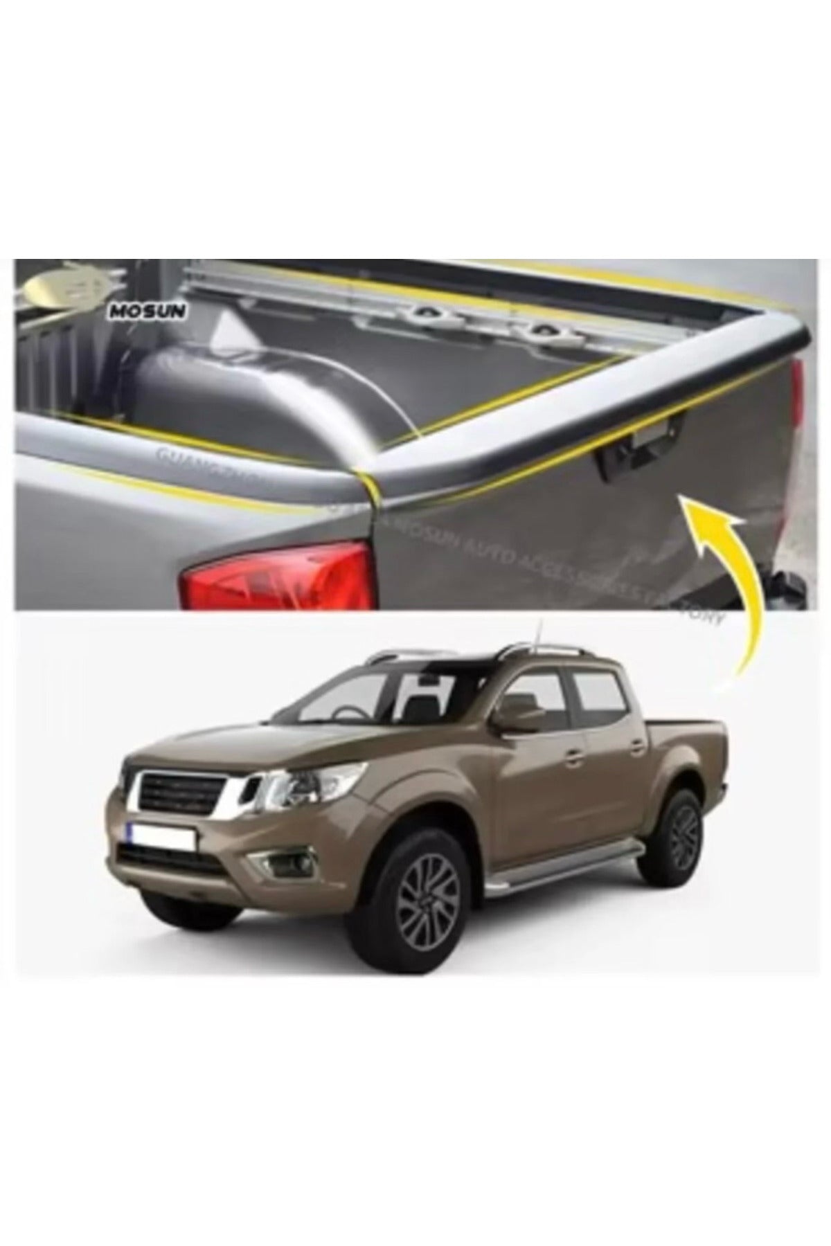 2014-21 Nissan Navara Bagaj Kapak Üstü Spoiler Koruma