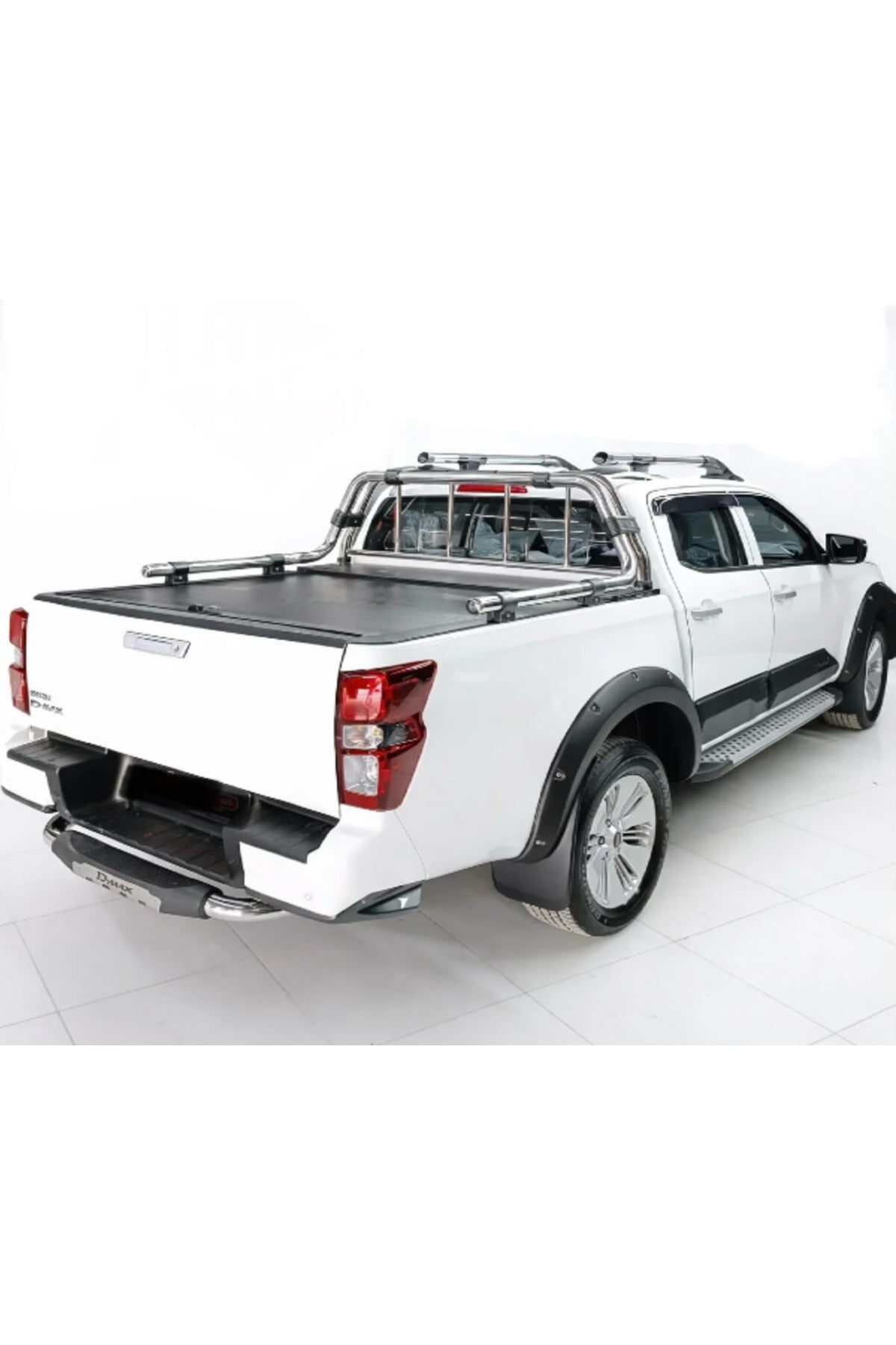 Tüm Isuzu D-Max Modellerine Uygun Arka Tampon Koruma Demiri Krom