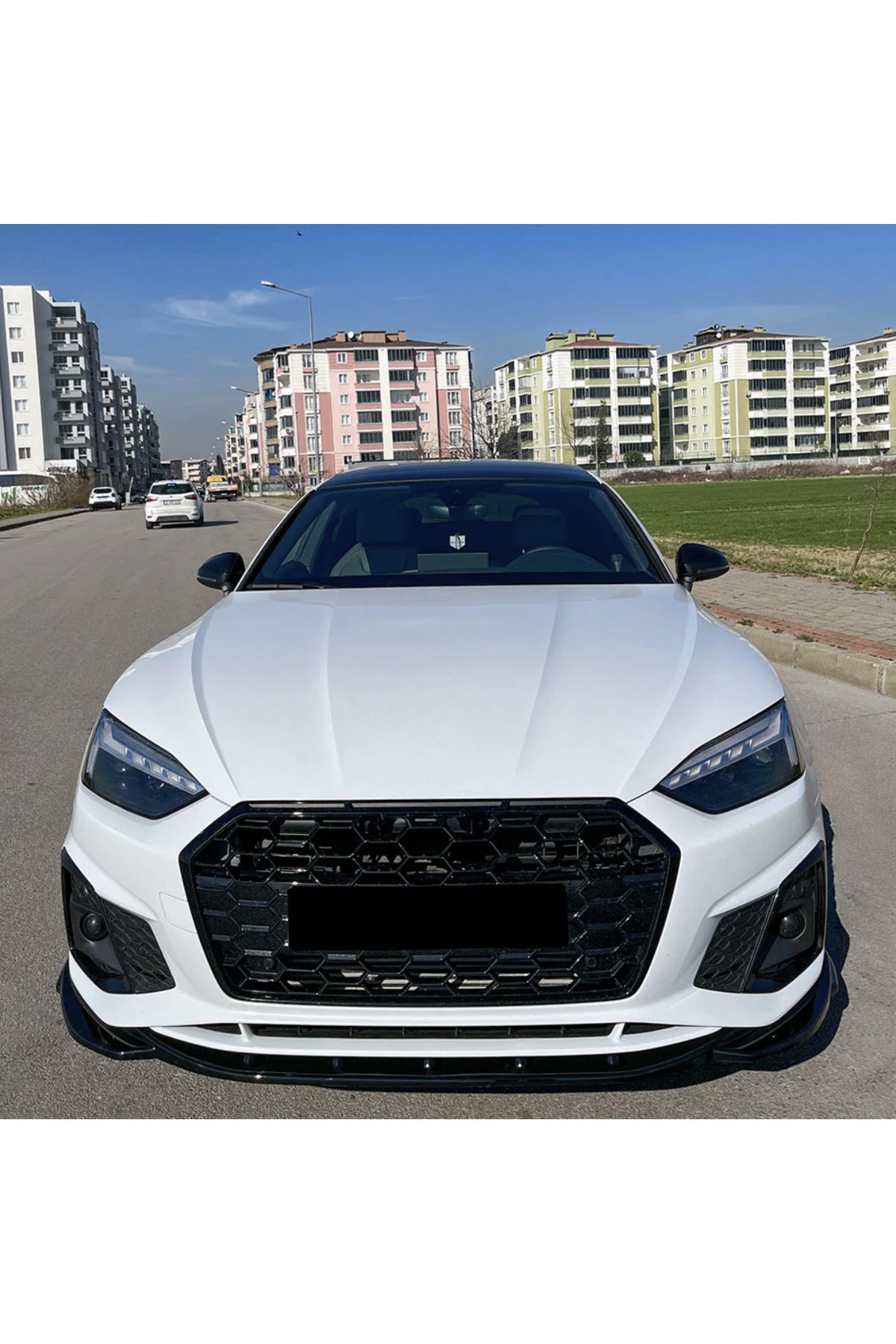 Audi A5 S-Line 2019-2024 Ön Lip | Ön Tampon Eki | Sportif ve Premium Tasarım