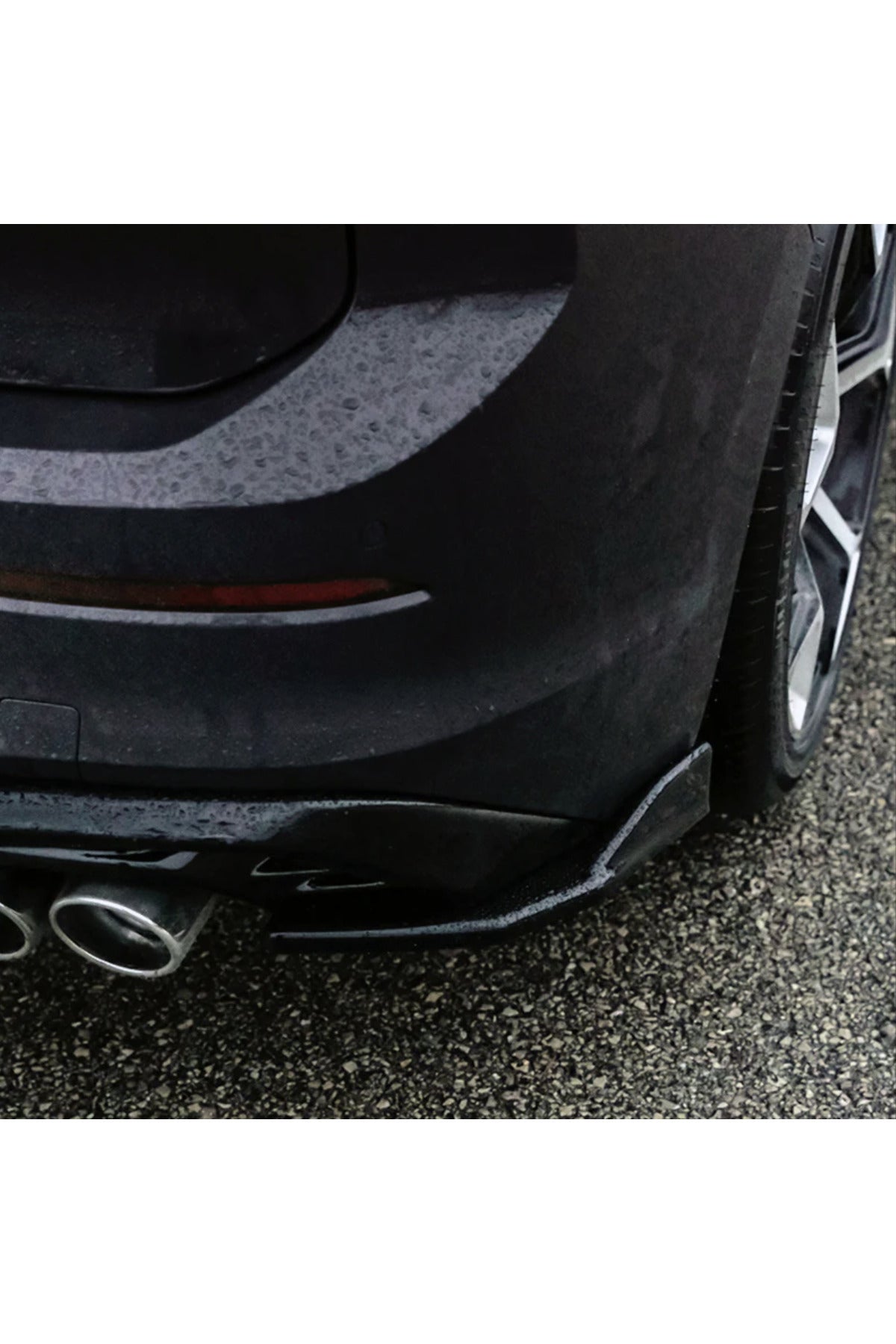 Volkswagen Golf 8 Life - Style - Impression Body Kit Seti 2019-2024 | Ön Lip + Difüzör + Flap + Yan Marşpiyel + Bagaj Spoiler