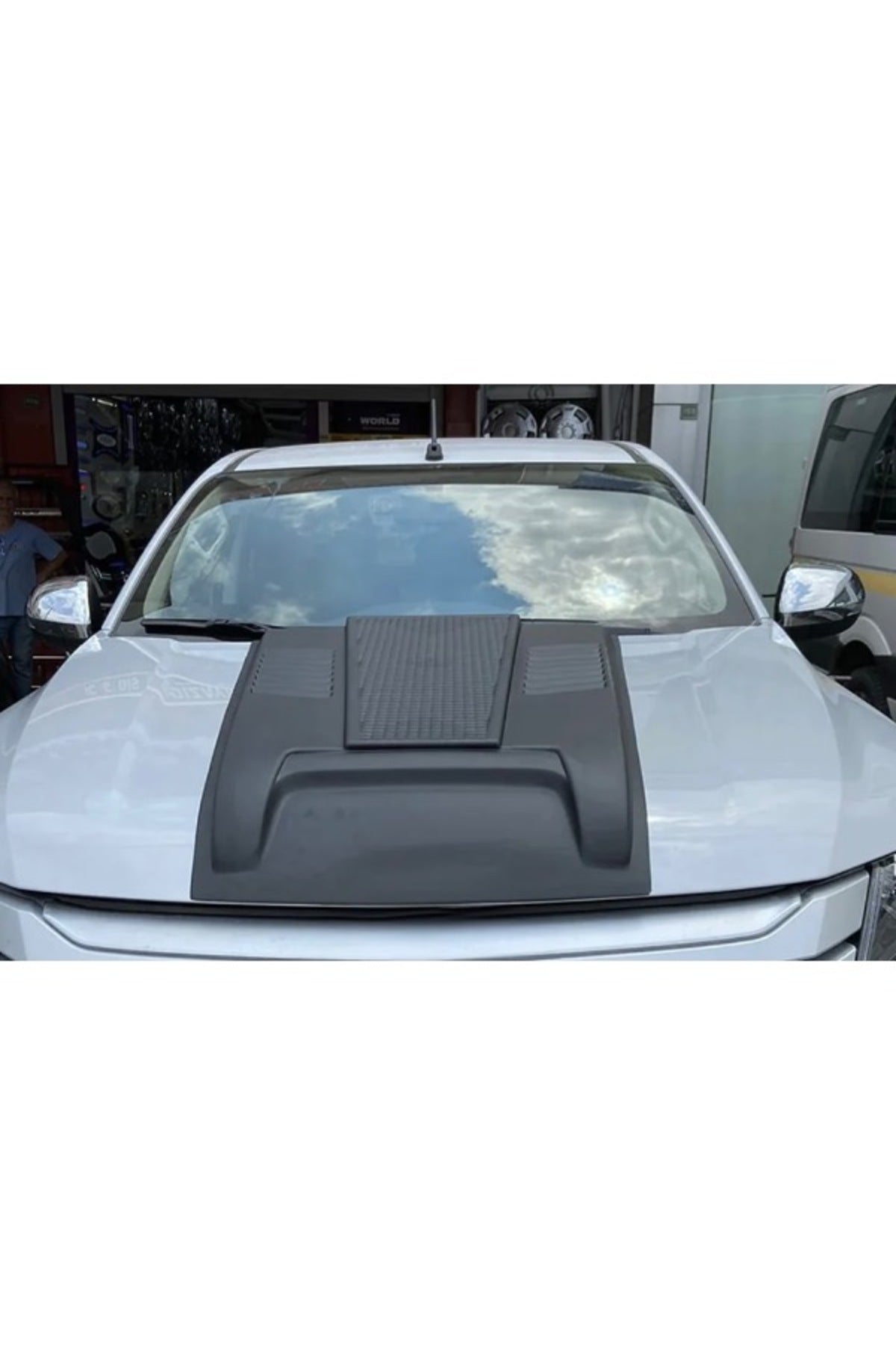 2015+FİAT FULLBACK KAPUT KAPLAMA KABARTNA KORUMA SCOOP
