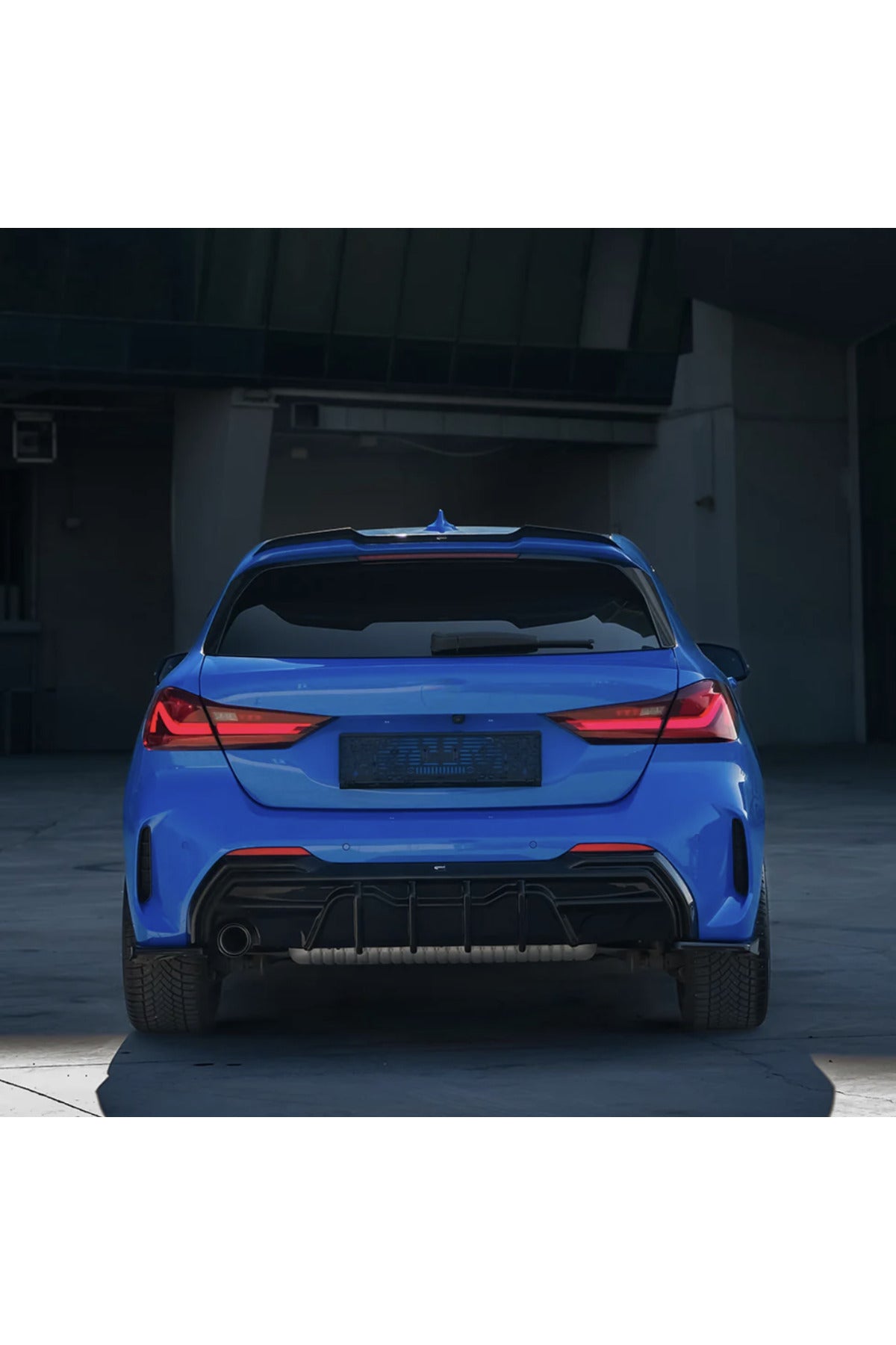 BMW 1 Serisi F40 M Paket 2019-2020 Arka Difüzör & Flap Seti | Agresif Tampon Altı Paket