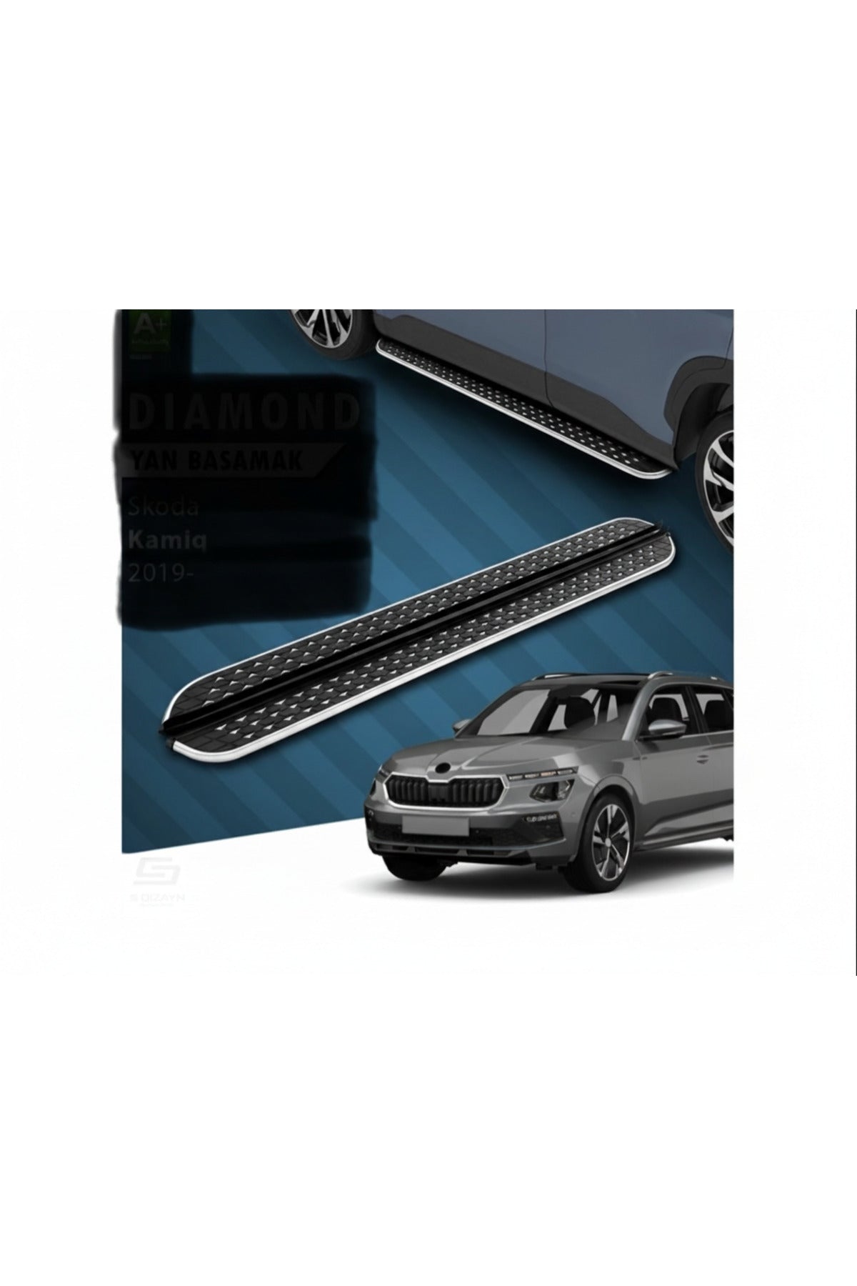 2019+ Üzeri̇ Uyumlu Skoda Kami̇q Yan Basamak