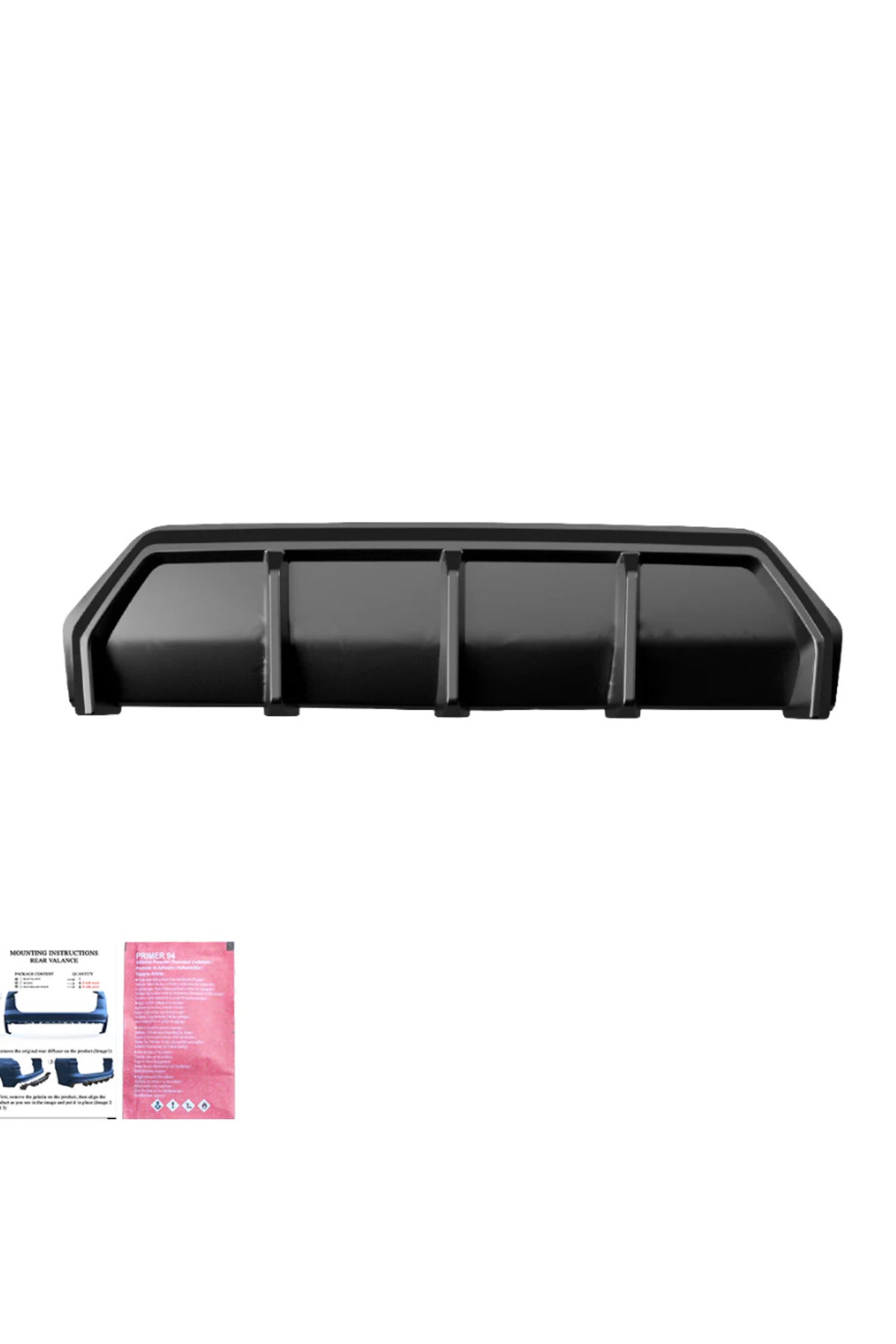 BMW 3 Serisi G20 LCI 2022+ Arka Difüzör M Paket Uyumlu Piano Black Difüzör