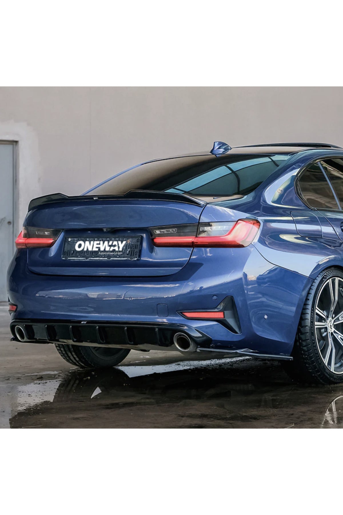 BMW 3 Serisi G20 Sport Line 2018-2022 Arka Difüzör & Flap Seti | Sportif Tampon Altı Paket