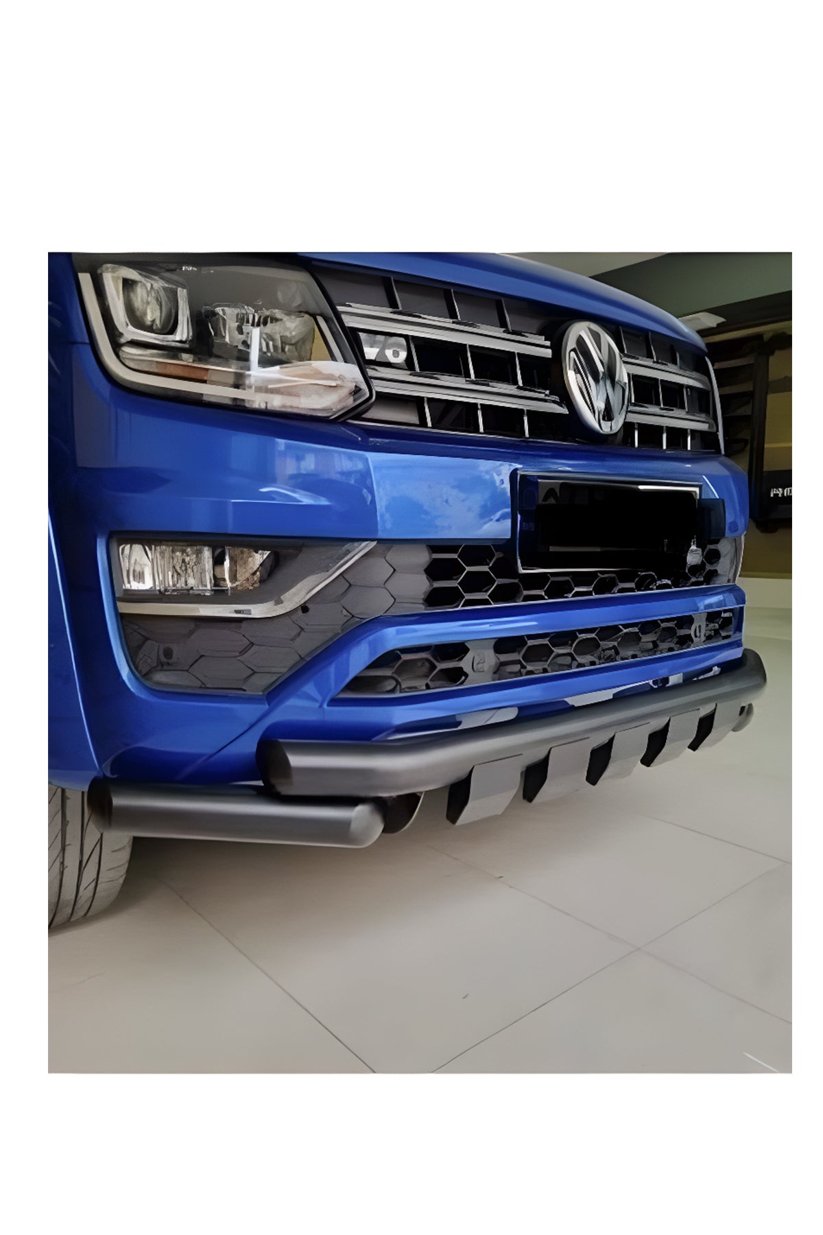 Volkswagen Amarok 2012-2020 Shark Ön Tampon Koruma Demiri | Siyah Ön Koruma Barı – Demir