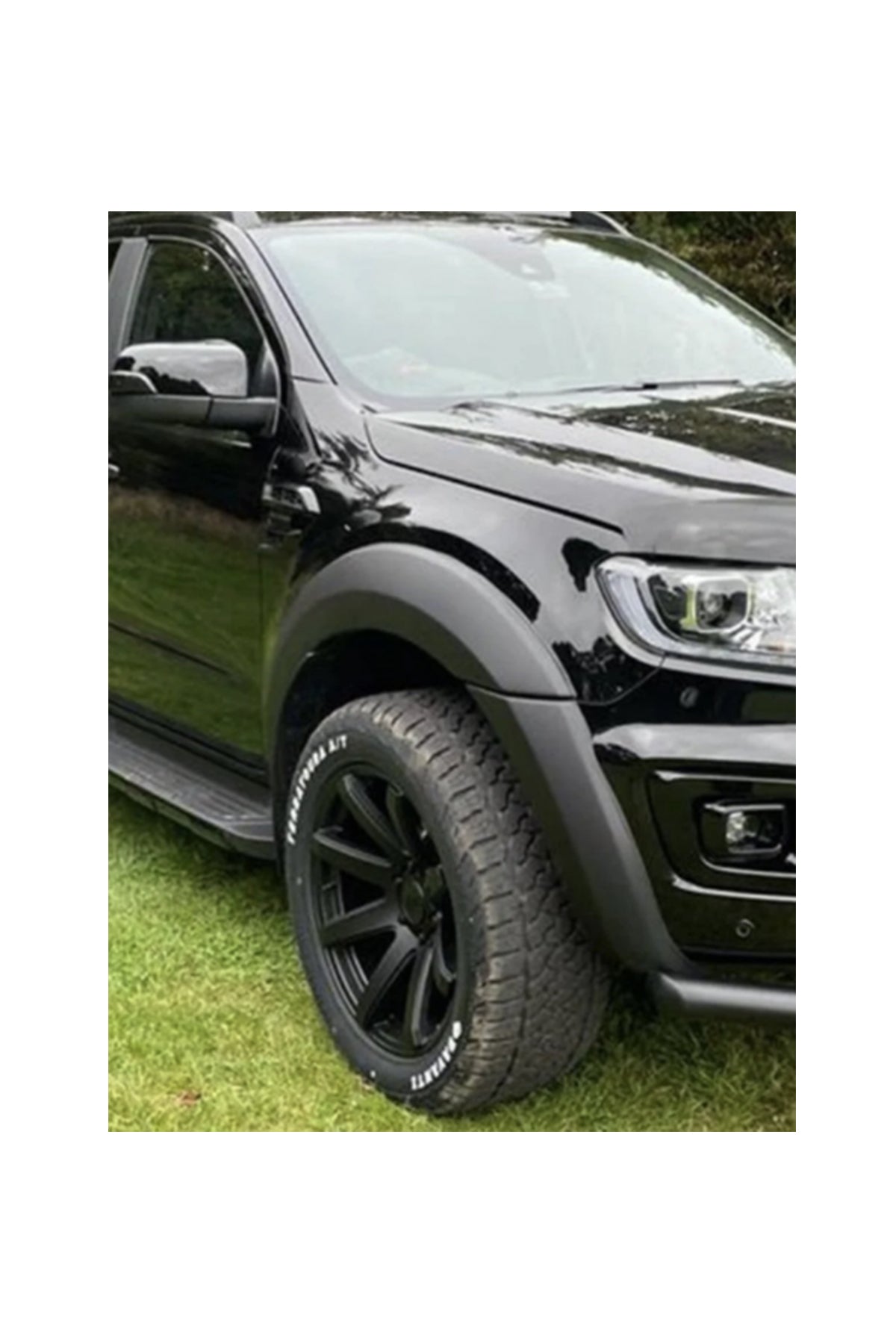 Ford Ranger 2018-2021 Slim Dodik (Sensörsüz) | Çamurluk Dodik Seti / Fender Flare – Mat Siyah