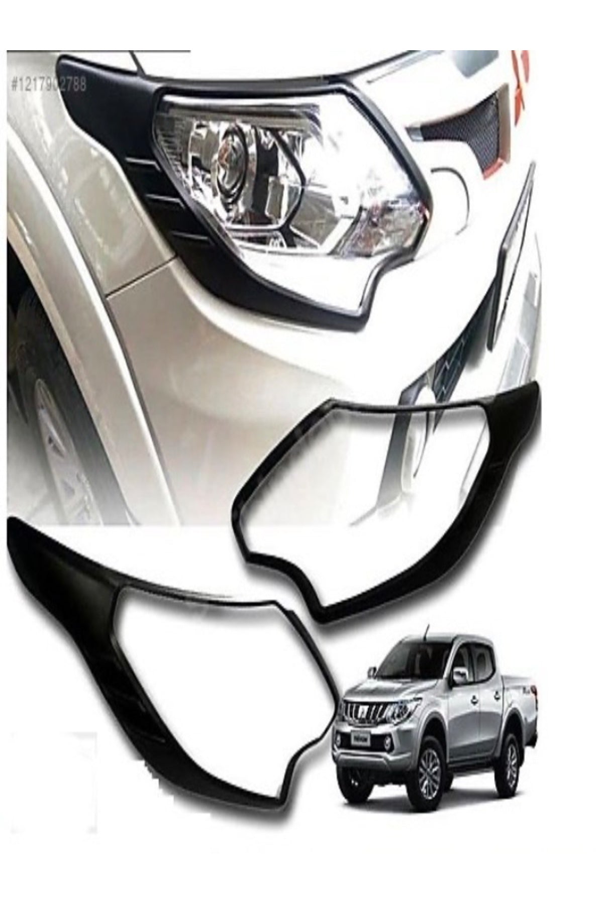 2015-2018 Mitsubishi L200 Far Koruma Çerçevesi