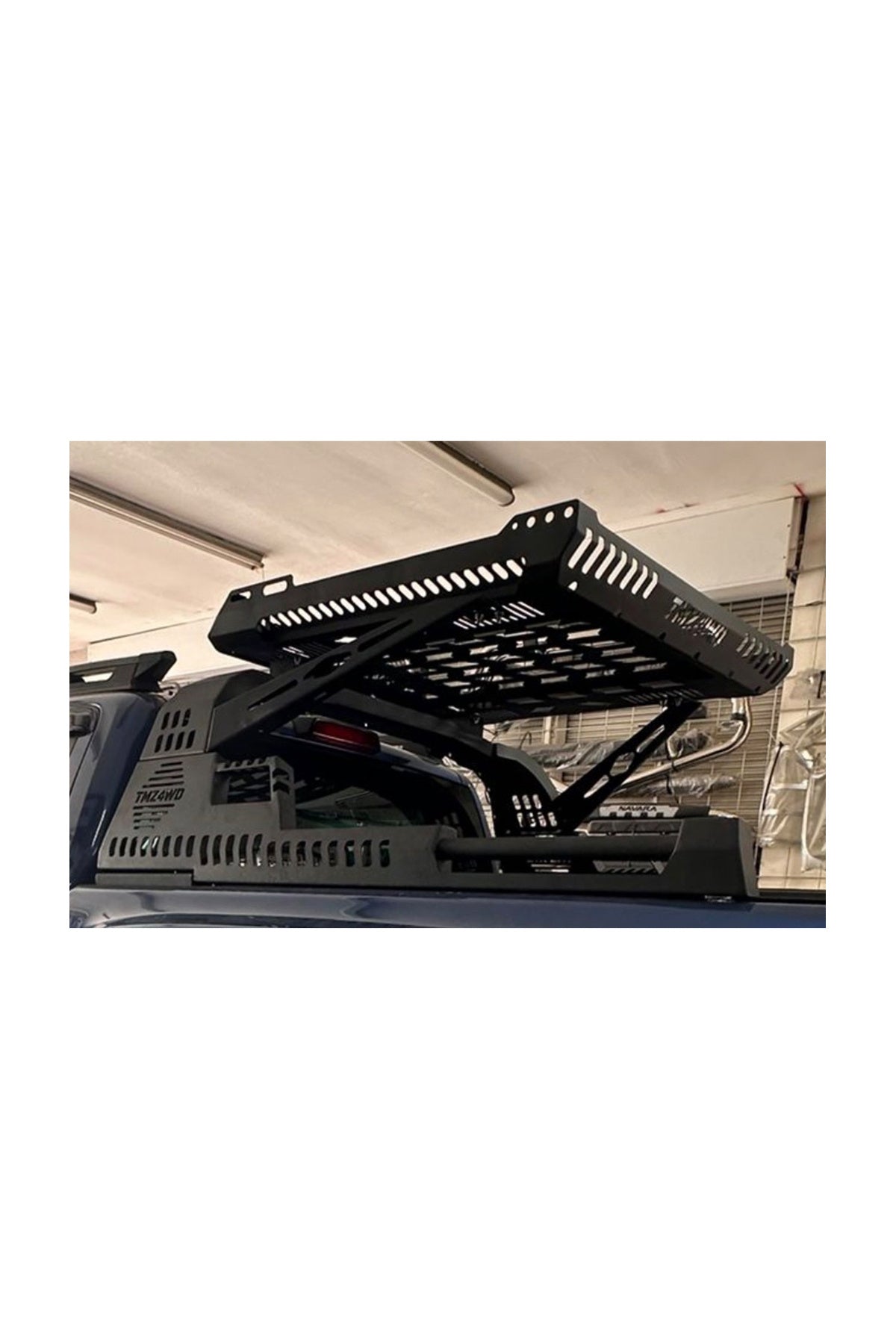 Volkswagen Amarok 2010-2022 Uyumlu 3 mm Sepetli Roll Bar | Siyah Off-Road Tasarım | Dayanıklı Metal Kasa Aksesuarı