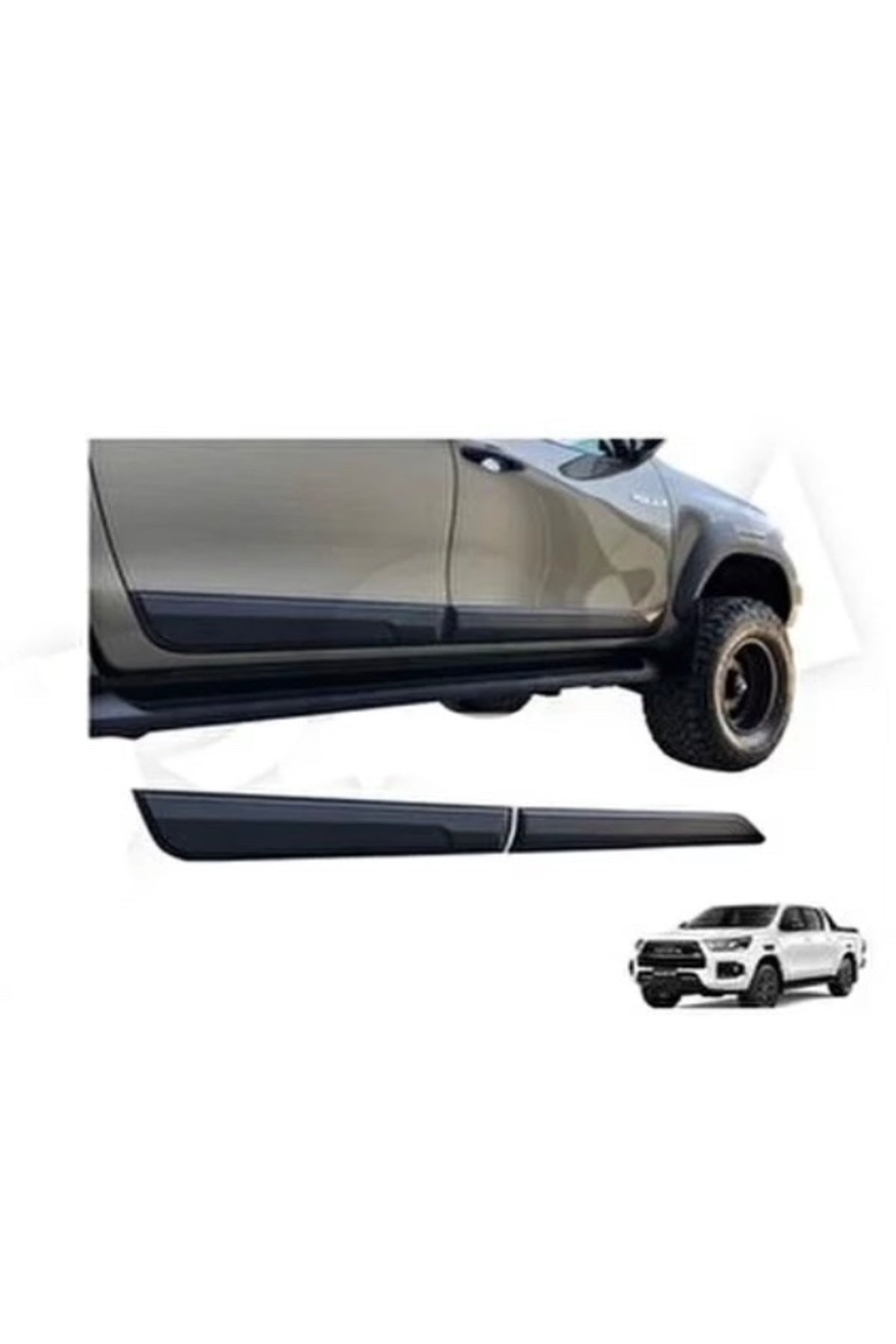 2015+ Toyota Hilux Slim Kapı Gövde Kaplama Kabartma