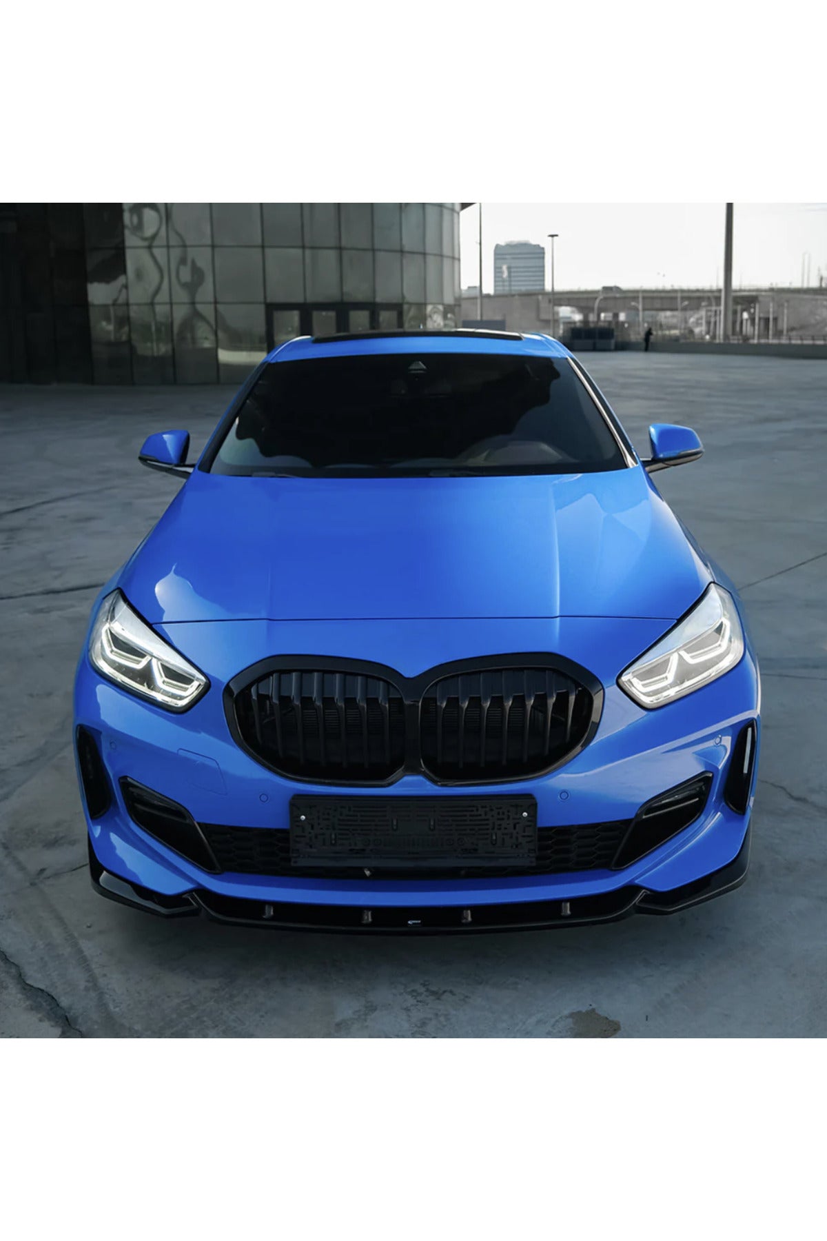 BMW 1 Serisi F40 2019-2024 M Paket Ön Lip Piano Black Ön Tampon Alt Eki