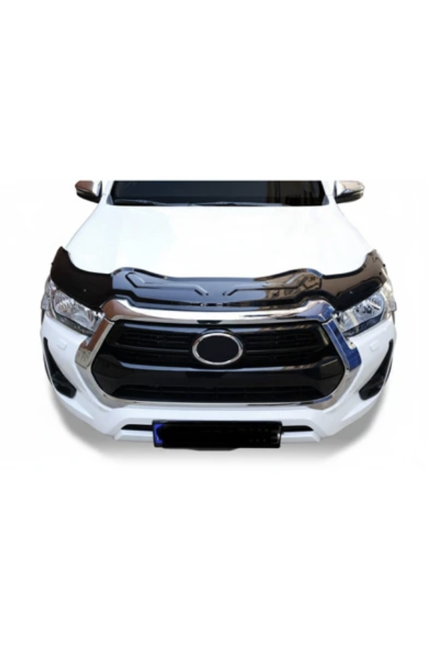 Toyota Hilux 2021+ Yarasa Kaput Rüzgarlığı (Hood Deflector) | Kaput Koruma Siperliği – Siyah