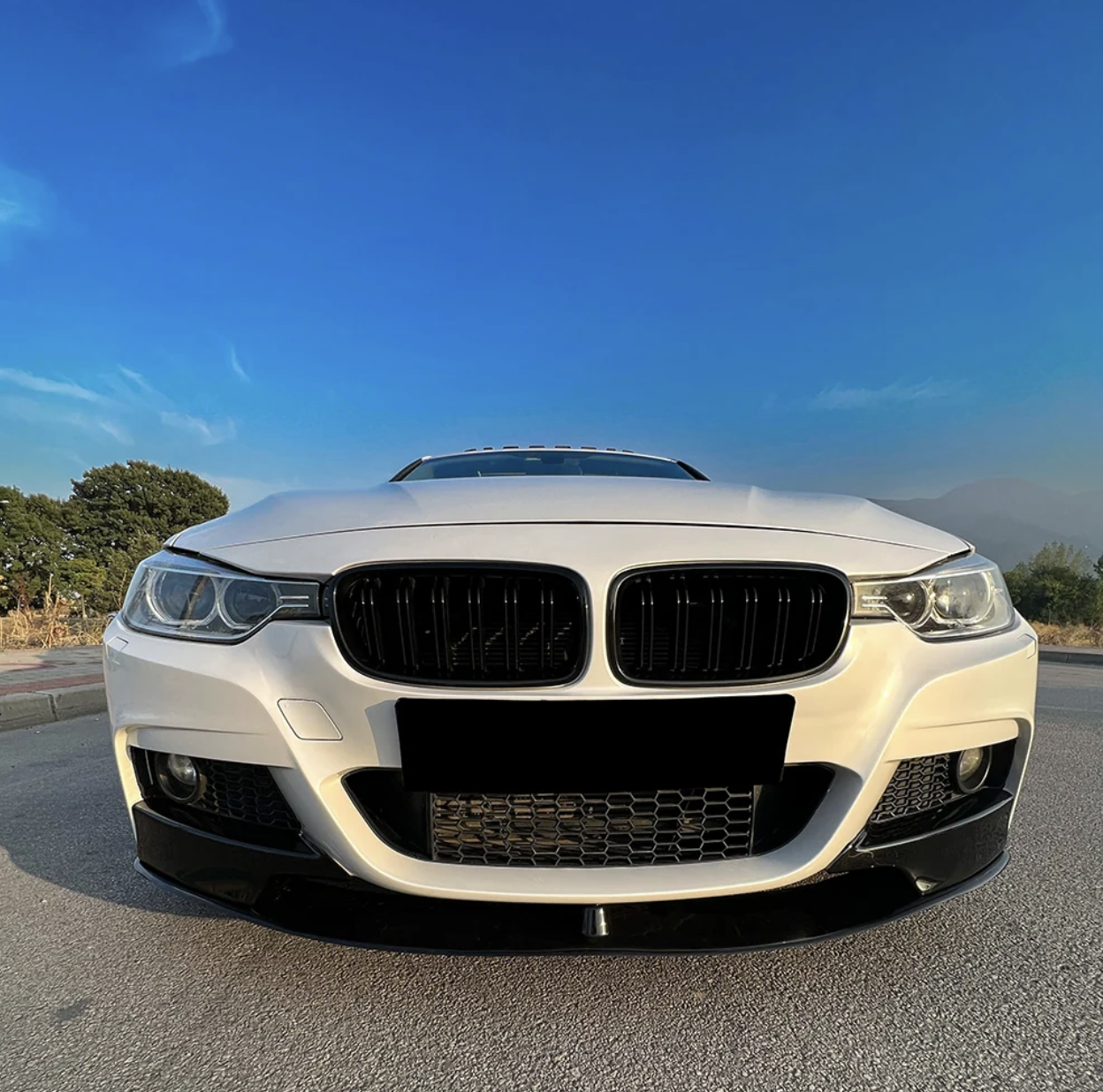 BMW F30 M Sport Ön Lip ve Flap 2012-2019 Uyumlu Ön Tampon Eki