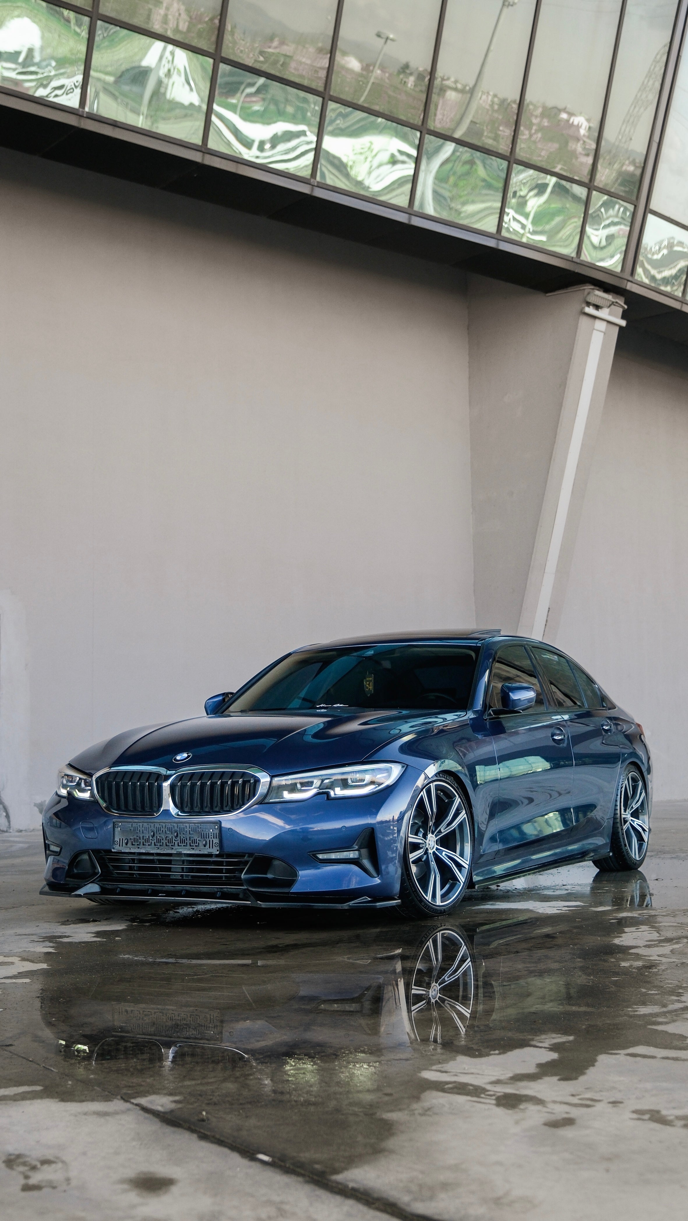 Bmw 3 Serisi G20 2018-2022 Body Kit Seti (Ön Lip + Arka Difüzör + Yan Marşpiyel +  Spoiler + Flap) Sportline Uyumlu Piano Black