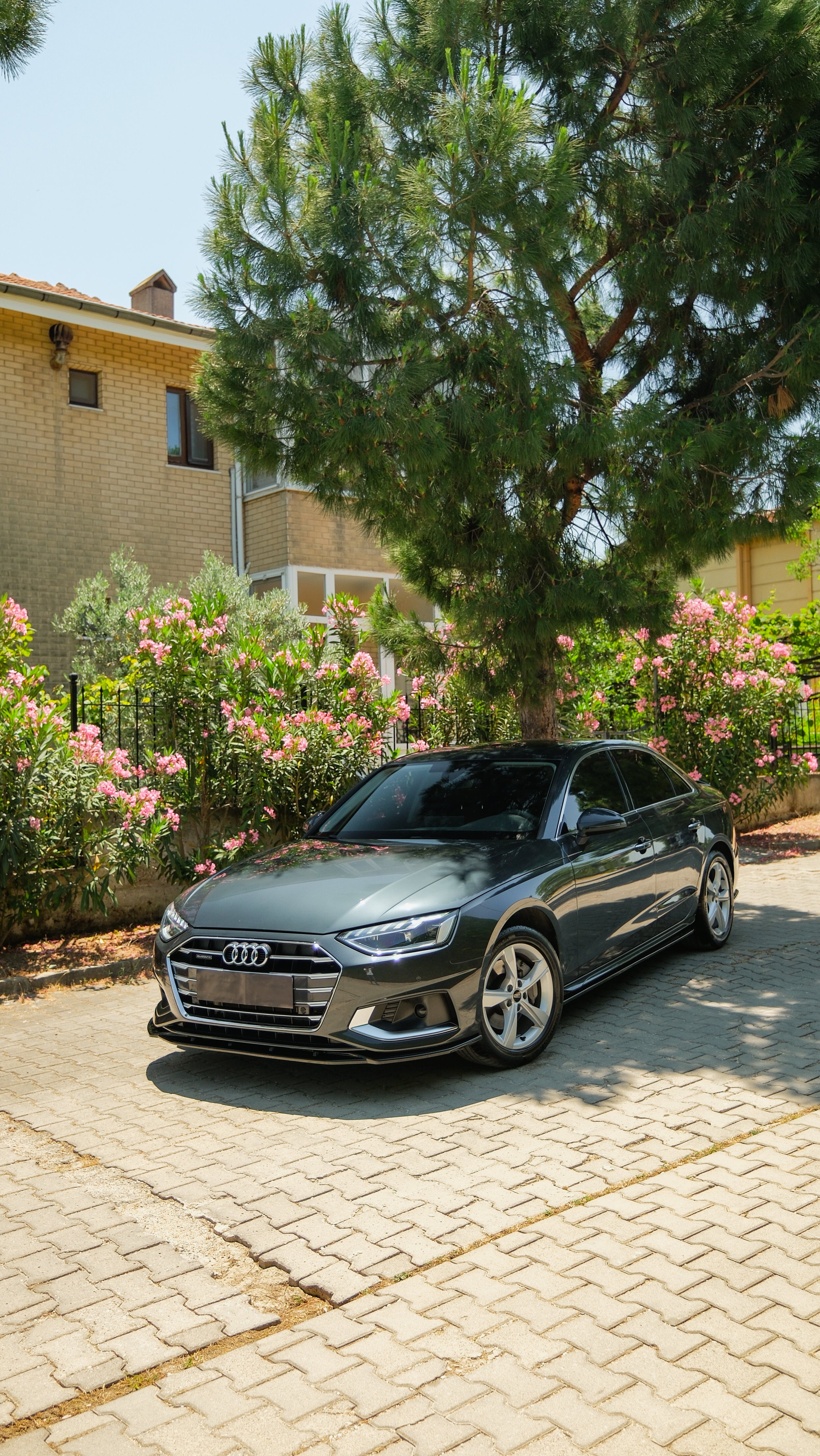 Audi A4 B9 S Line Yan Marşpiyel 2019-2024 | Parlak Siyah Sportif Yan Etek Seti