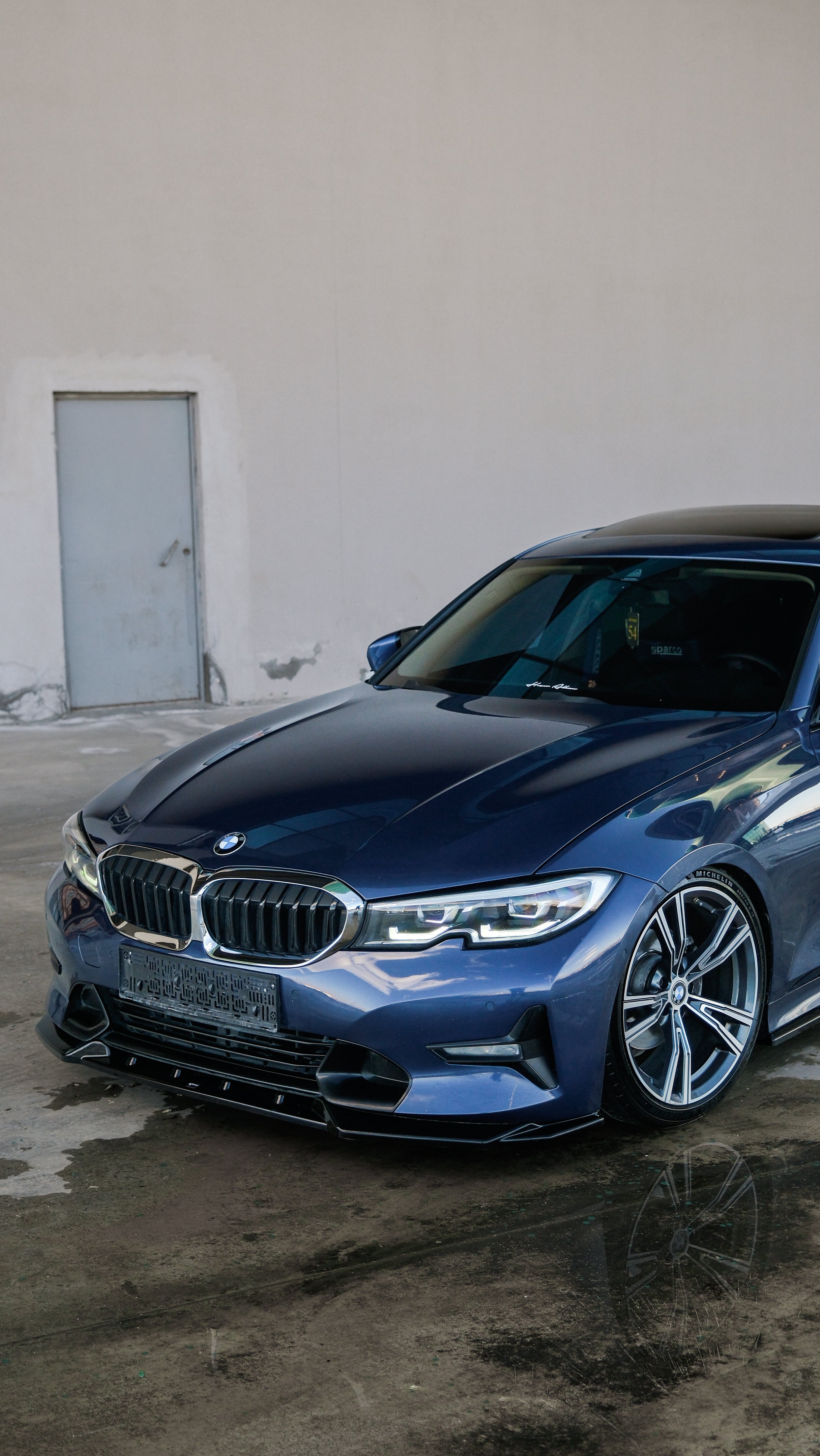 Bmw 3 Serisi G20 2018-2022 Ön Lip Sportline Uyumlu Piano Black Abs Tampon Altı Ek