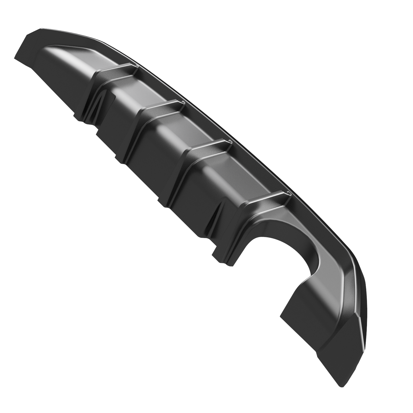 Hyundai i20 2023+ Arka Difüzör Parlak Siyah Sportif Tampon Altı Eki