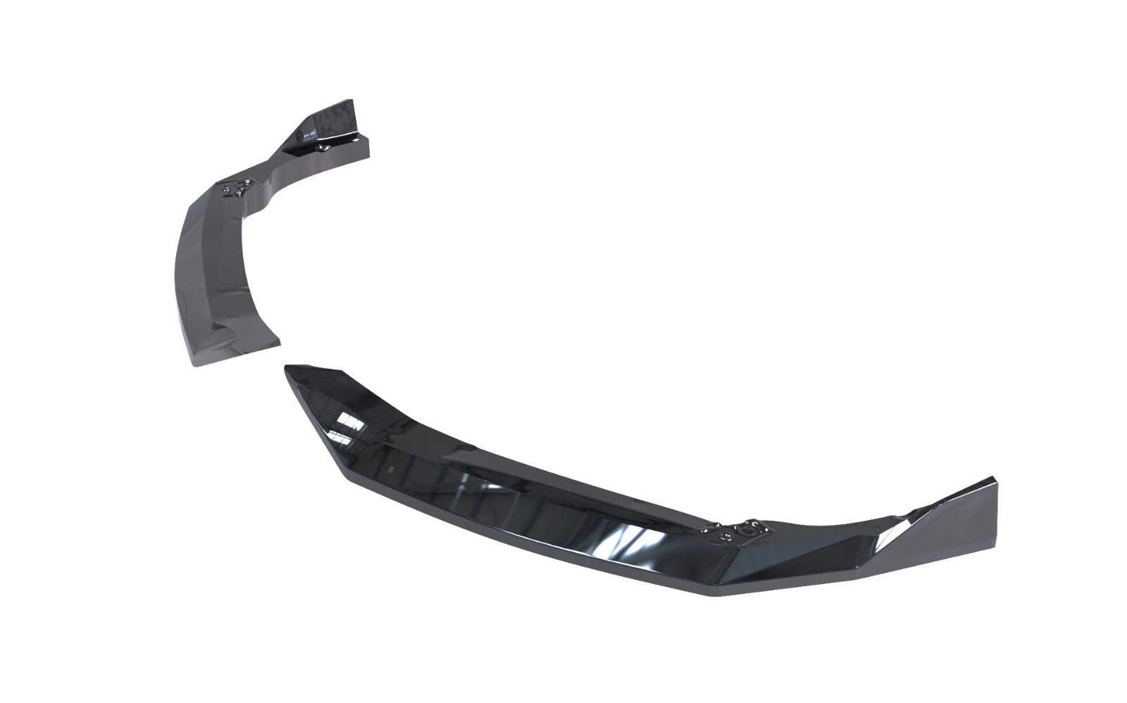 Peugeot 308 GT 2021+ Parlak Siyah Sağ Sol Flap | Sportif Arka Tampon Eki