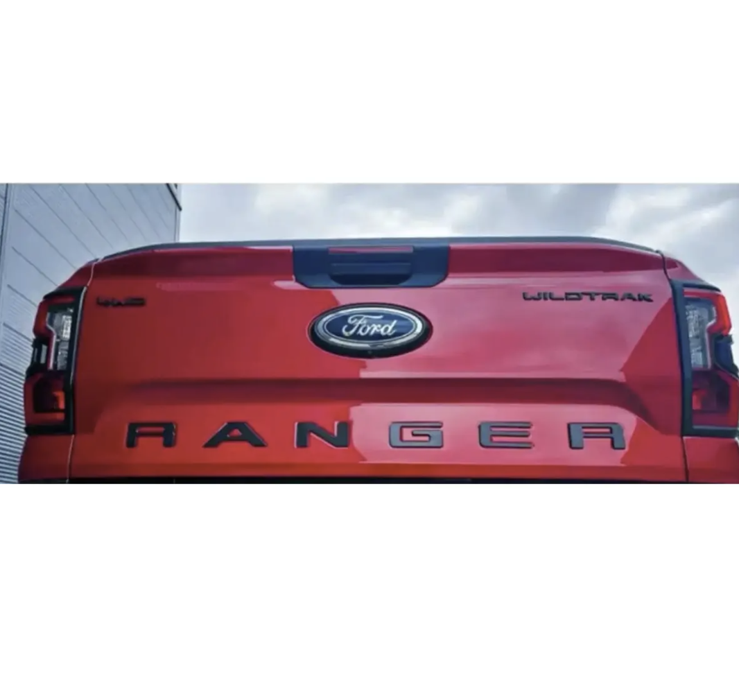 Ford Ranger Bagaj Kapağı Plastik Yazı Seti Siyah Abs Arka Bagaj Harf Seti